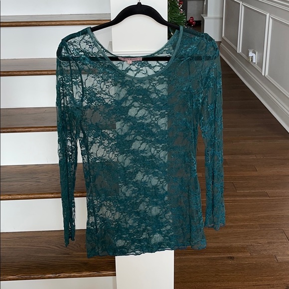 Tops - Sheer Floral Shirt